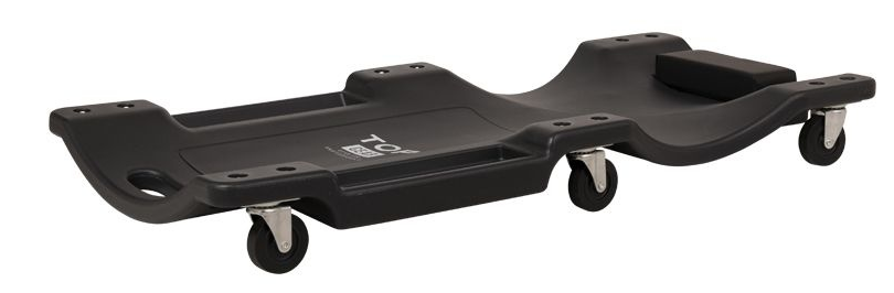 Aanhangwagendirect Monteurskar / ligkar met nekkussen en 2 handige opruimvakken