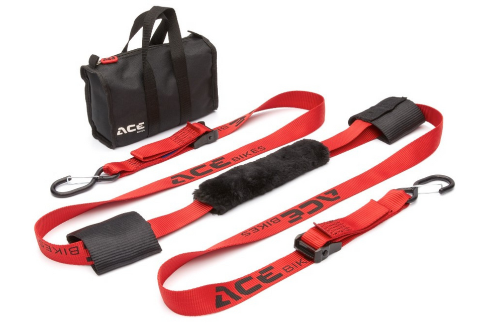 Acebikes Acebikes Buckle-Up - spanband voor motor stuur - inclusief draagtas