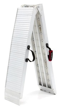 Acebikes Acebikes gebogen aluminium oprijplaat met handvaten - geschikt voor motoren