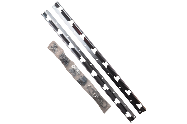 Acebikes Complete set bevestigingsrails voor bevestiging bestelwagen of aanhanger