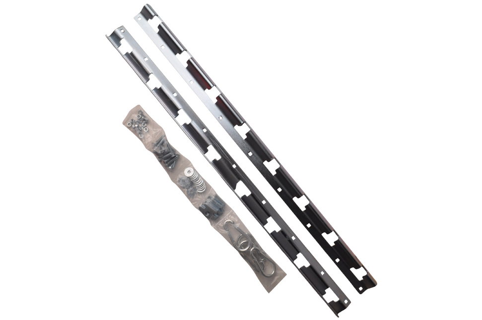 Acebikes Complete set bevestigingsrails voor bevestiging bestelwagen of aanhanger