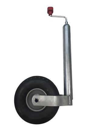 AL-KO Neuswiel Plus Alko , rond diameter 48 mm, extra lang, stalen velg met luchtband ( 260 x 85)