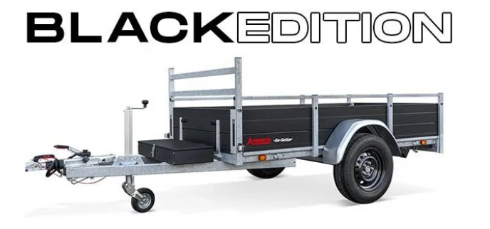 Anssems Anssems Go Getter bakwagen BSX 1350 - 251x130 cm - 1350 kg - geremd - black edition