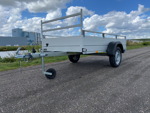 Anssems Anssems GT 750 R bakwagen - 750 kg bruto laadvermogen - 251x126 cm laadoppervlak - ongeremd - inclusief reling en voorrek