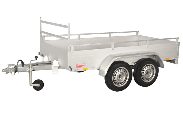 Anssems Anssems GTT 750 R bakwagen - 750 kg bruto laadvermogen - 251x126 cm laadoppervlak - ongeremd - inclusief reling en voorrek