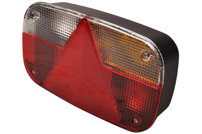 Aspock Achterlicht - Aspock Multipoint 3 - rechts - 244x138x60 mm - 5-polige connector