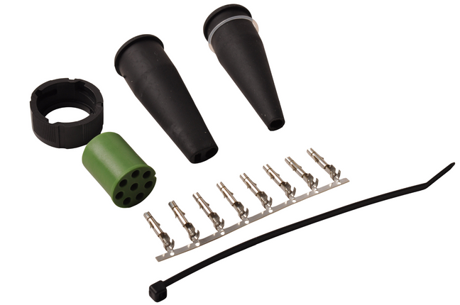 Aspock Aspock connector rechts - 8 pins/aderig - groen