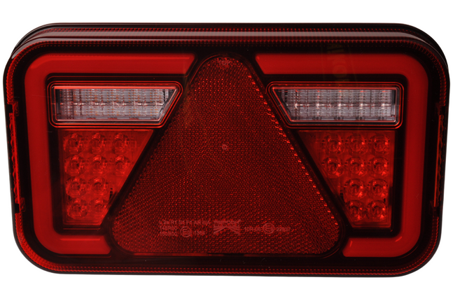 Aspock Aspock MultiLED 4 links 241x141x71  mm - volledig LED - 5 polige connector