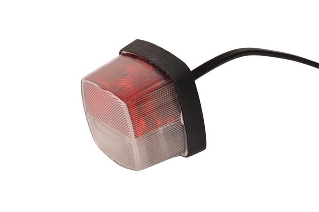 Aspock Aspock squarepoint breedtelamp rood/wit - 2 meter DC kabel 2x0,75 mm²