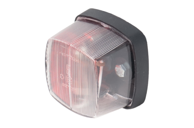 Aspock Aspock squarepoint breedtelamp rood/wit - 2 meter DC kabel 2x0,75 mm²