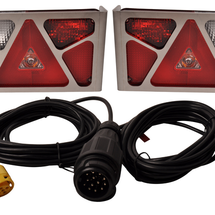 Aspock Verlichtingsset - Aspock Multipoint 5 - 13 polig - incl. RVS beschermrekken