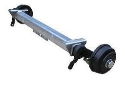 BPW Geremde torsie as - 1350 kg - padmaat 1440 mm - flensmaat 1921 mm - 5 gats