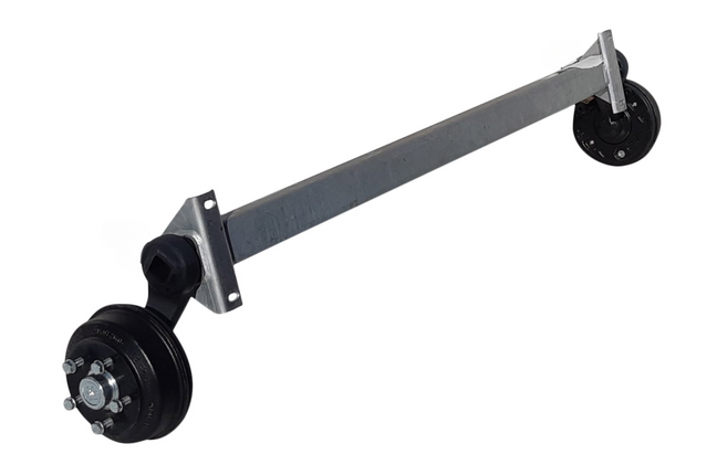 BPW Geremde torsie as - 1800 kg - padmaat 1300 mm - flensmaat 1835 mm - 5 gats