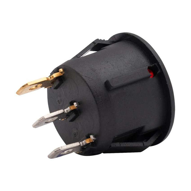 Cantonal 1-polige inbouw wipschakelaar aan-uit - met controlelampje