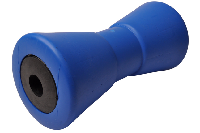 Cantonal 200x95 mm kielrol blauw 21 mm naafdiameter