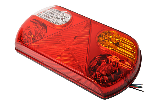 Cantonal Achterlicht rechts 32 LEDs 296x145x45 mm - inclusief reflecterende driehoek