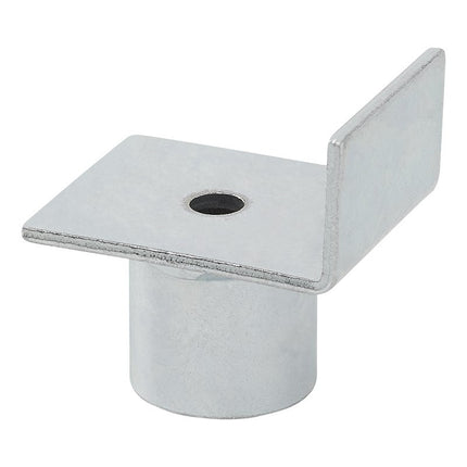 Cantonal Adapter voor potkrik met enkele opstaande rand