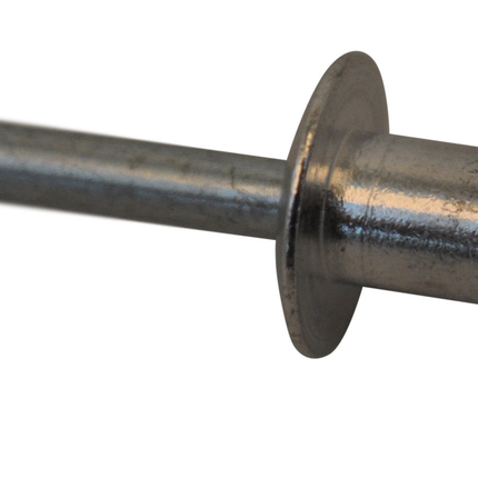 Cantonal Aluminium platbolkop blindklinknagel - popnagel - 6 x 26 mm - klembereik 17 - 20 mm - 3900 N - per 10 stuks