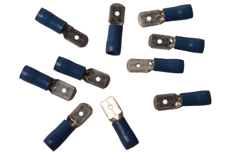 Cantonal AMP stekker 6,3x0,8 mannetje (10 stuks)