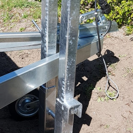 Cantonal Anti diefstal parkeerpaal - geschikt voor alle aanhangers met een v-dissel