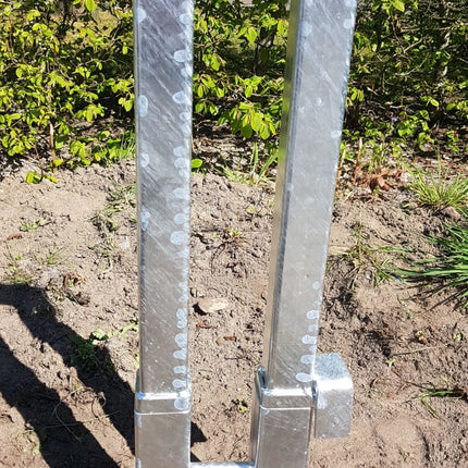 Cantonal Anti diefstal parkeerpaal - geschikt voor alle aanhangers met een v-dissel