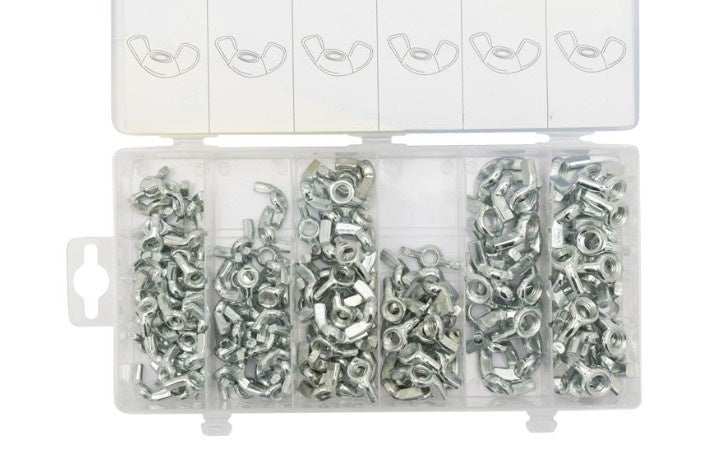 Cantonal Assortiment vleugelmoeren 150-delig