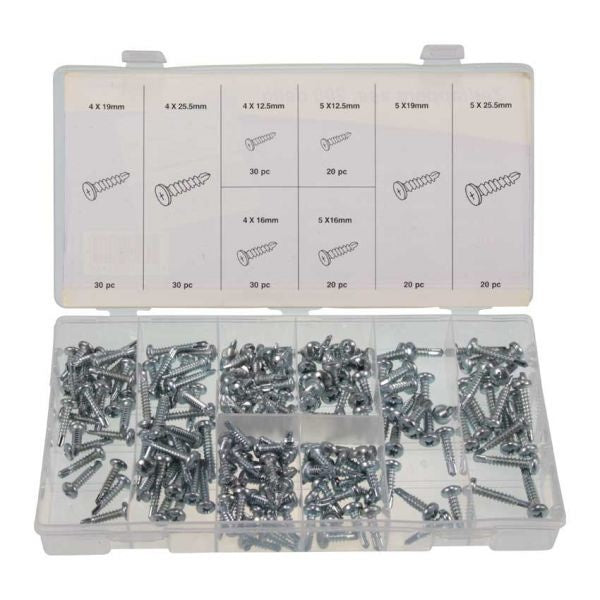 Cantonal Assortiment zelftapschroeven 200 delig