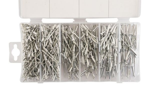 Cantonal Assortimentsdoos met popnagels - 500 delig