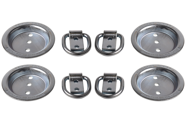 Cantonal Bevestigingsring rond inbouw 79x13 mm - set van 4 stuks