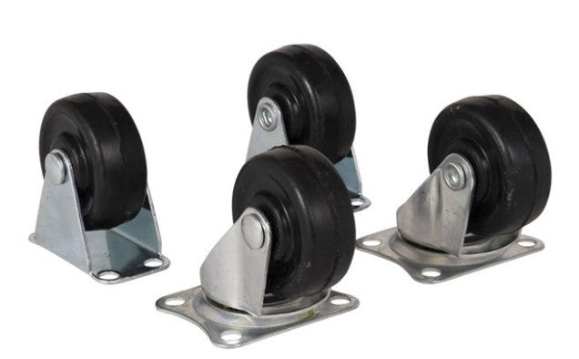 Cantonal Bok en zwenkwiel set 40 mm - totale hoogte 50 mm