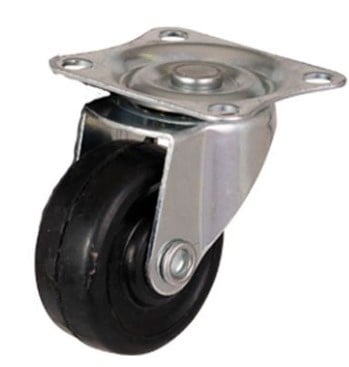 Cantonal Bok en zwenkwiel set 40 mm - totale hoogte 50 mm