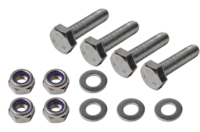 Cantonal Bout set M10x40 mm - geschikt voor kantelbare steunpoot