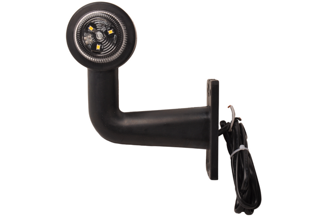 Cantonal Breedtelicht LED haakse hoek rood/wit - rechts