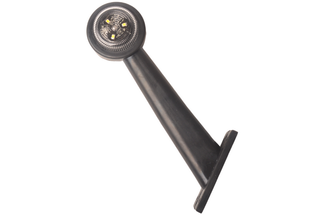 Cantonal Breedtelicht rood/wit - 45 graden - LED - 12/24 Volt