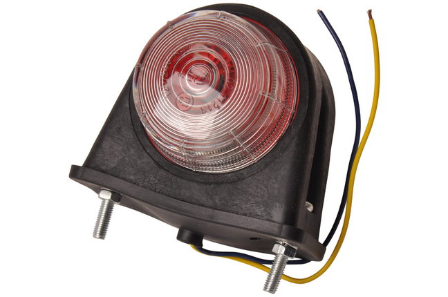 Cantonal Breedtelicht Rood/Wit 87x70x85 mm