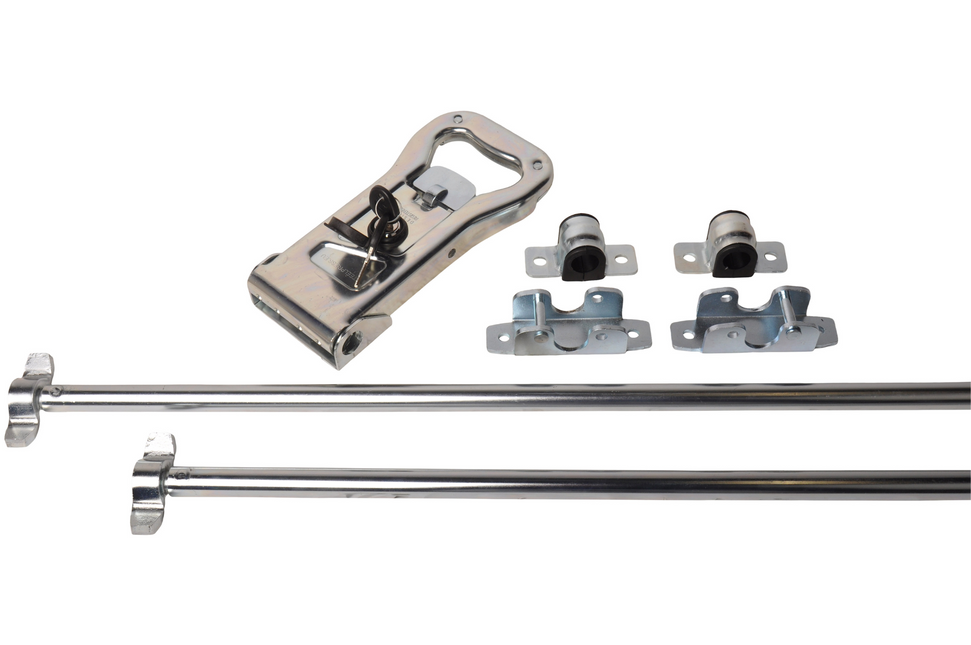 Cantonal Container/draaistangsluiting met handvat - inclusief stang