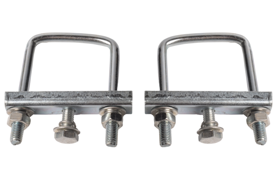 Cantonal disselklemmen voor neuswielklem vierkant (48 mm) voor koker 60mm ( 2 stuks)