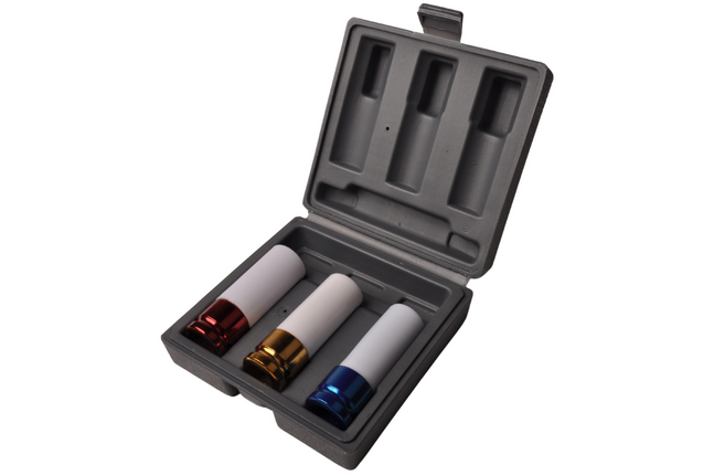 Cantonal Doppenset 3-delig 17/19/21 mm Geschikt voor lichtmetalen velgen