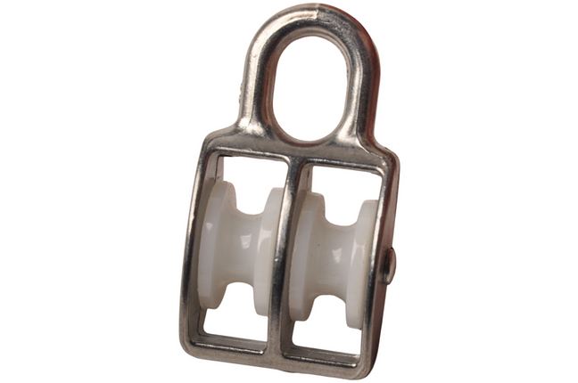 Cantonal Dubbele katrol voor 6 mm touw