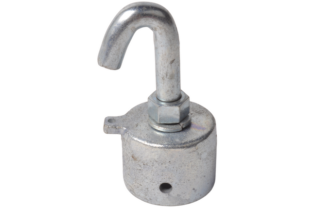 Cantonal Eindstuk borststang paardentrailer 53x43 mm - ronde haak