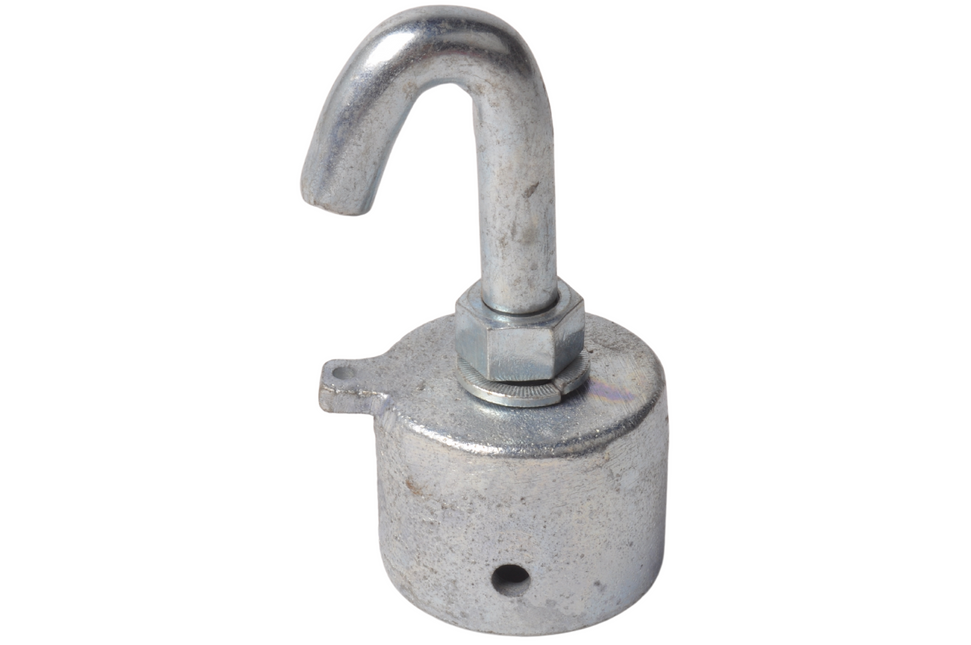 Cantonal Eindstuk borststang paardentrailer 53x43 mm - ronde haak