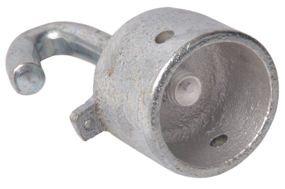 Cantonal Eindstuk borststang paardentrailer 53x43 mm - ronde haak