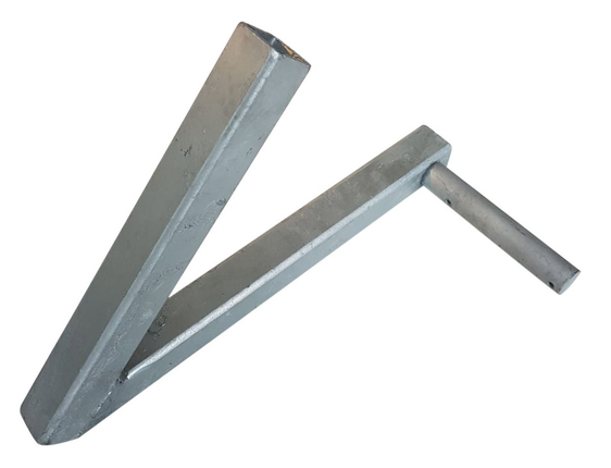 Cantonal Enkelzijdige steun/centreerpoot voor boegrol - rechts