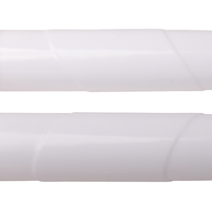 Cantonal Fort witte kruiwagen handvatten - hard rubber - binnen diameter circa 30 mm - set van 2 stuks