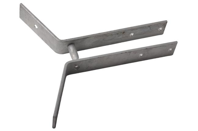 Cantonal Gegalvaniseerd stalen vangmuil steun voor kiel - passend op koker 60 mm