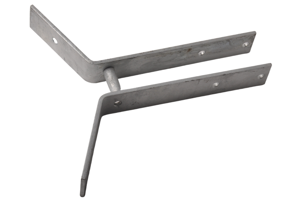 Cantonal Gegalvaniseerd stalen vangmuil steun voor kiel - passend op koker 60 mm