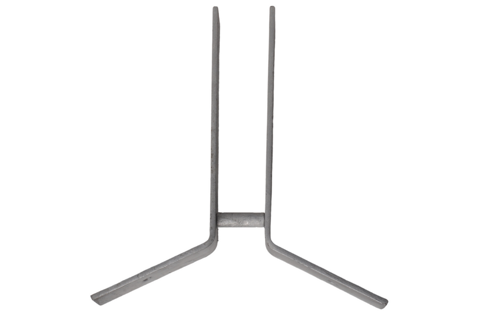 Cantonal Gegalvaniseerd stalen vangmuil steun voor kiel - passend op koker 60 mm