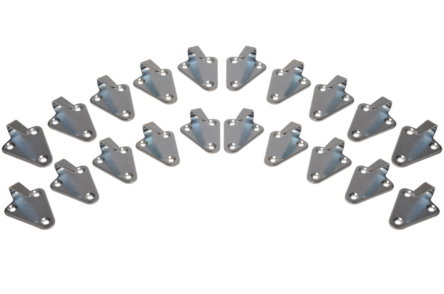 Cantonal Haak voor elastiek of touw 39x53 mm - 20 stuks