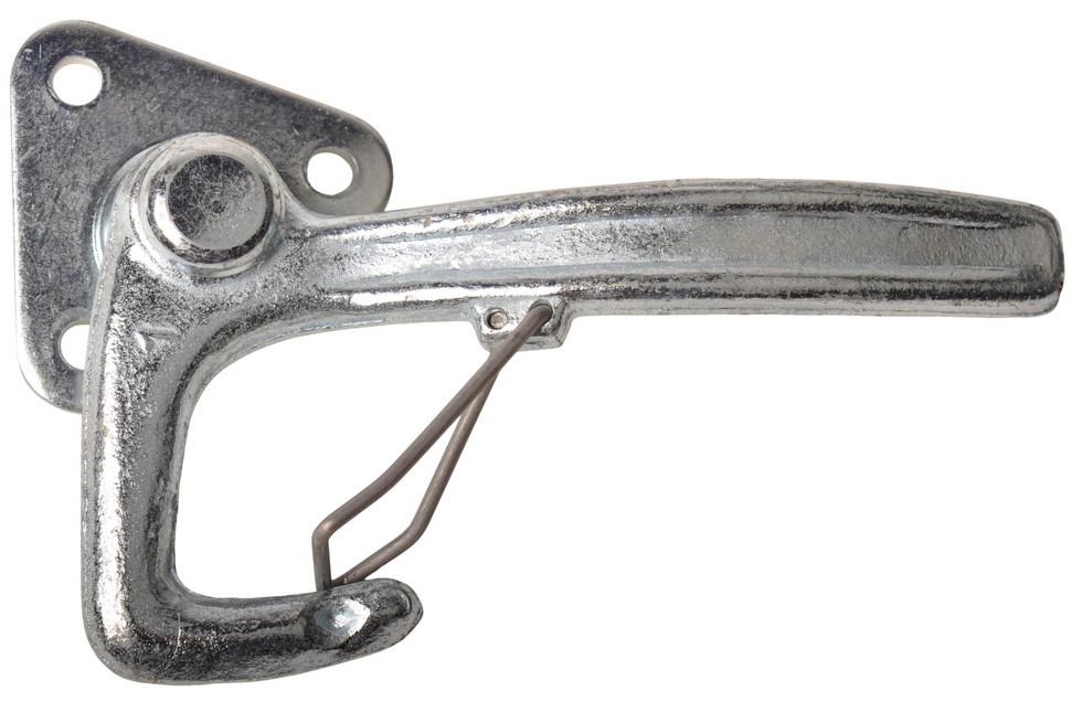 Cantonal Haaksluiting RECHTS klein type 1 met veer (kleine bevestigingsplaat)