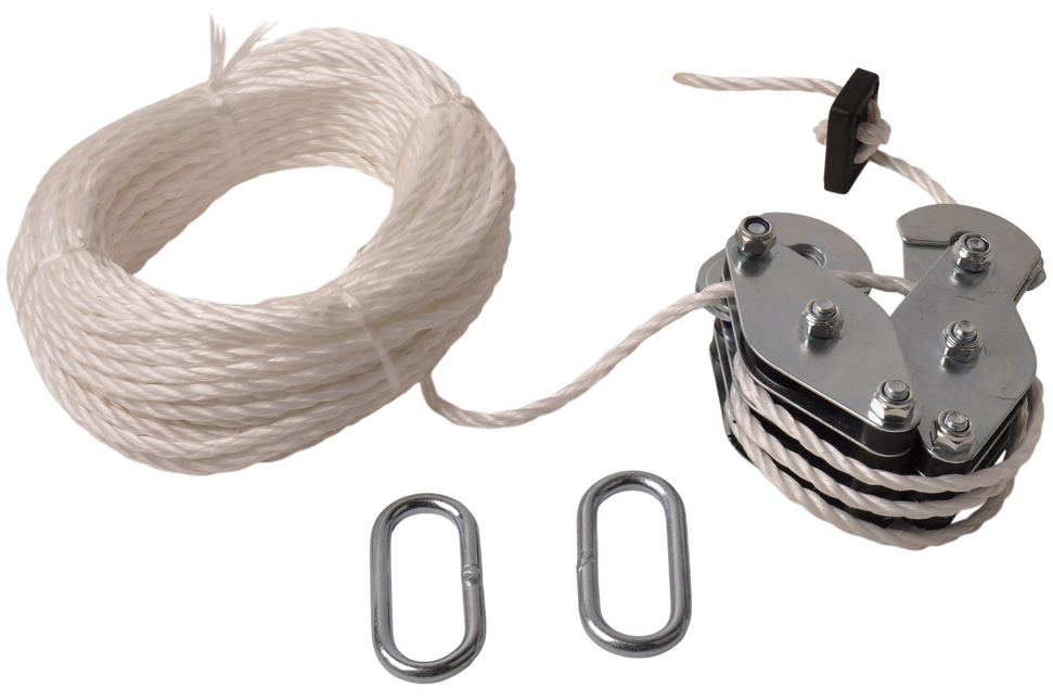 Cantonal Handtakel met 20 meter nylon touw